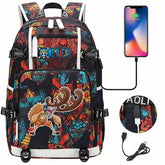 One Piece Travel Backpack One Piece SchoolBag with USB Charging Port